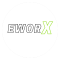 Eworx logo white